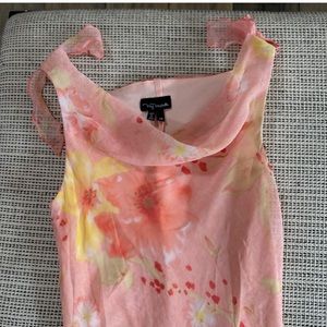 Stunning vintage cowl neck dress